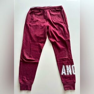 VICTORIA’S SECRET BURGUNDY SWEATPANTS